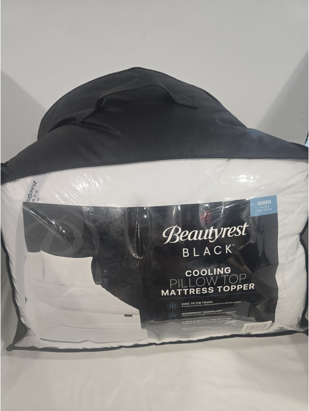 Beautyrest Mattress Topper Size Queen Waterproof White New With Bag